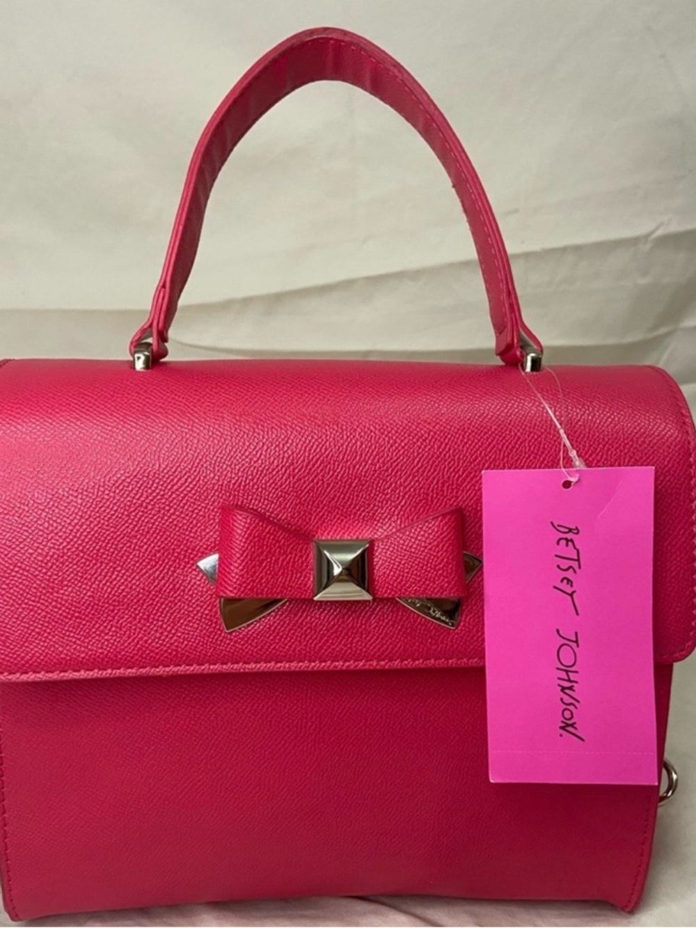 Betsey Johnson.. Bow Top-Handle Satchel